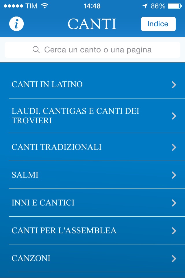 Canti screenshot 2