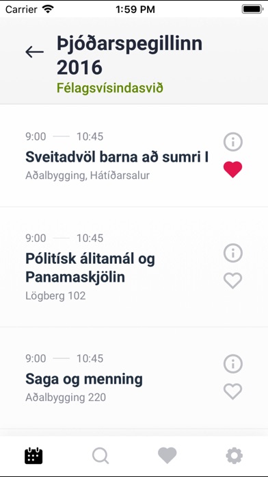 Viðburðir Háskóla Íslands screenshot 2