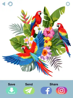 Captura de Pantalla 3 Colorear libro por números iphone