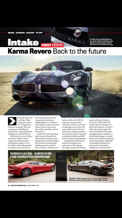 Motor Trend Magazine