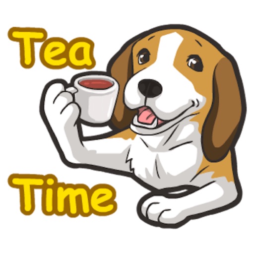 Beagle Dog Lovely Stickers icon