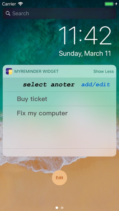 Reminder Widget screenshot 3