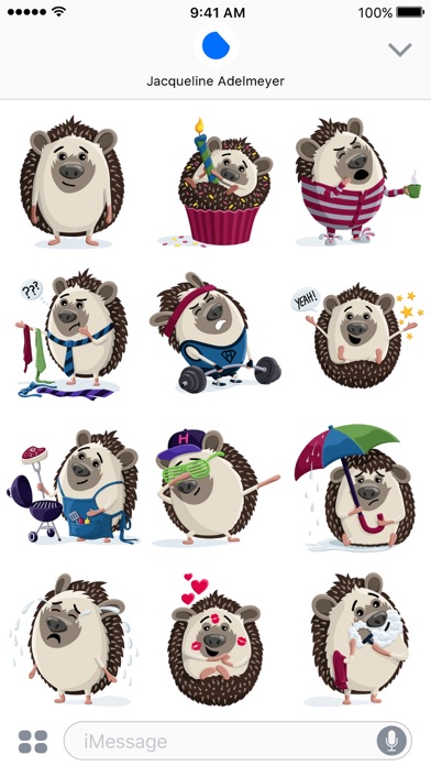 Henry the Hedgehog Stickers screenshot 2