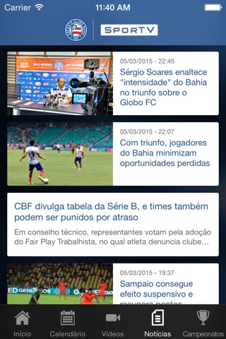 Bahia SporTV screenshot 4