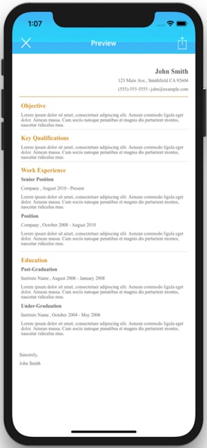 Resume Builder App(圖7)-速報App