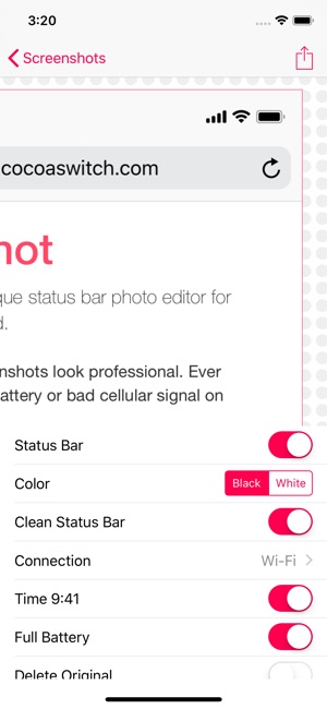 Altershot Status Bar Editor(圖4)-速報App