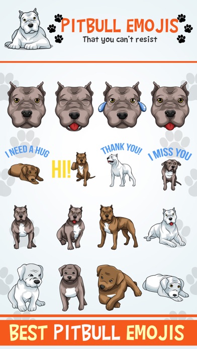 How to cancel & delete PitbullMoji - Pit Bull Emojis from iphone & ipad 2
