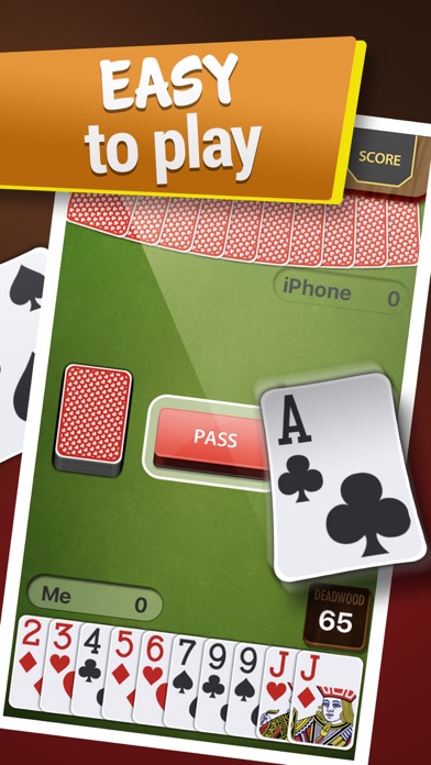 gin rummy app against comouter