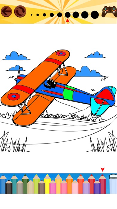 Airplane Coloring Books screenshot 2