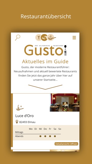 Gusto Restaurantführer