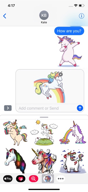 Colourful Unicorn Stickers(圖2)-速報App