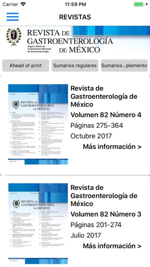 Rev. Gastroenterología Mexico