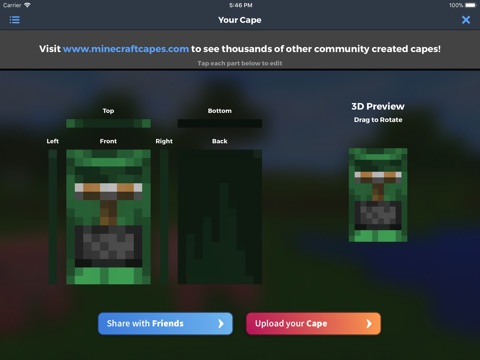 Cape Creator for Minecraft screenshot 4