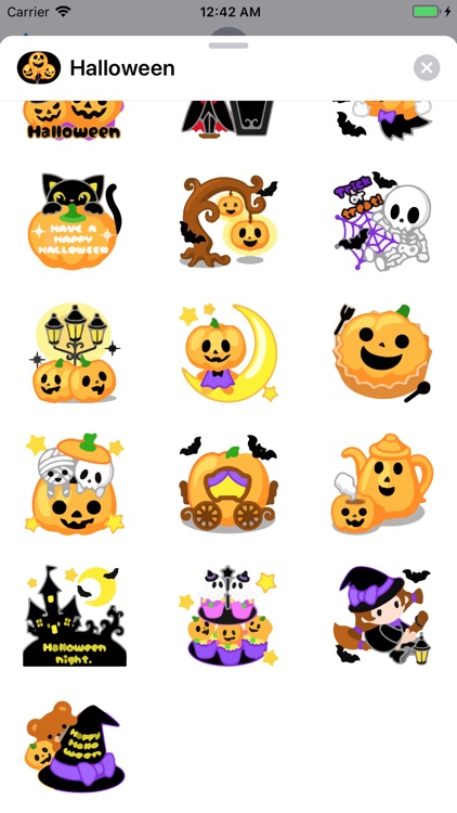 Hollow Halloween Emoji Sticker screenshot-3