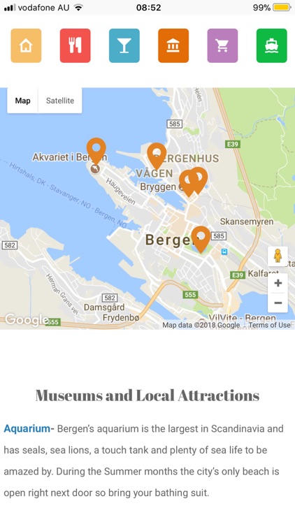 Bergen Tour App