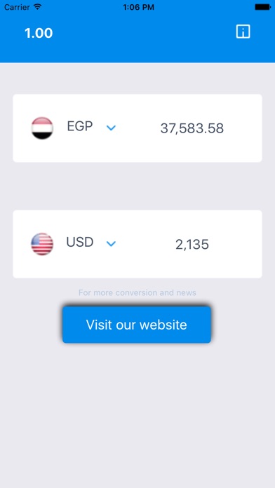 1.00 USD Currency Converter screenshot 2