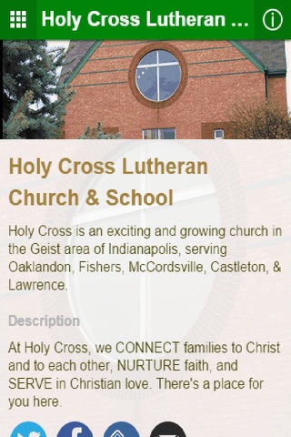 Holy Cross Lutheran Indy screenshot 2