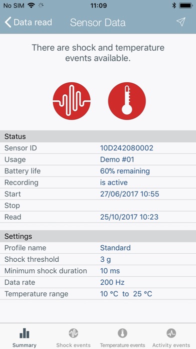 ASPION G-Log Data logger screenshot 2