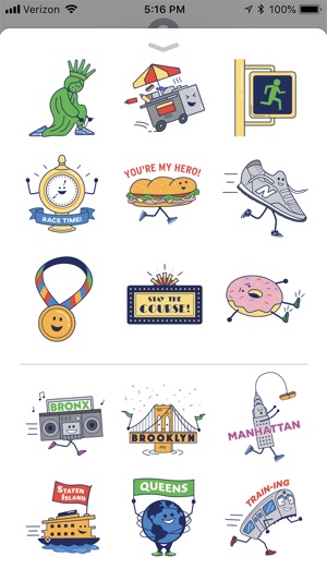 TCS NYC Marathon Sticker Pack(圖3)-速報App