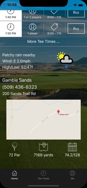 Gamble Sands Golf Tee Times(圖2)-速報App