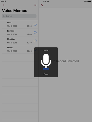 Dictaphone for iPhone and iPad - náhled