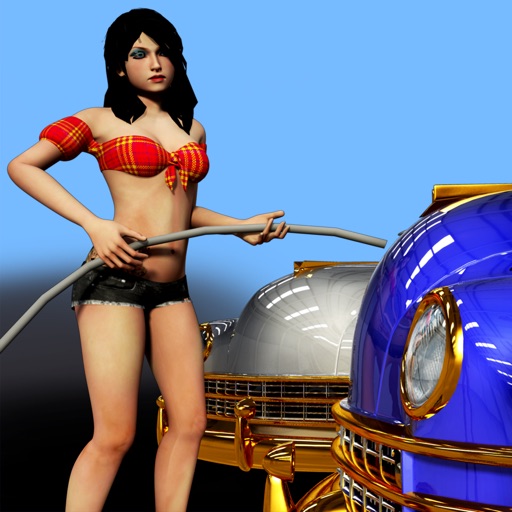 Bikini Car Wash : Cheerleader Luxury Vehicle Cleaning - Free Edition iOS App