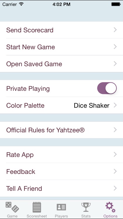 YZ Score - YAHTZEE® scoresheet screenshot-4