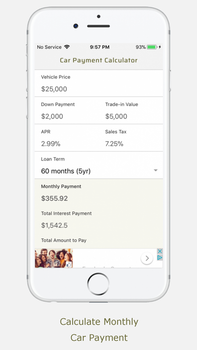 How to cancel & delete Car Payment Calculator Monthly from iphone & ipad 1