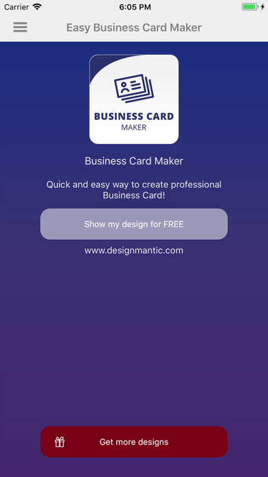 How to cancel & delete Easy Business Card Maker from iphone & ipad 1