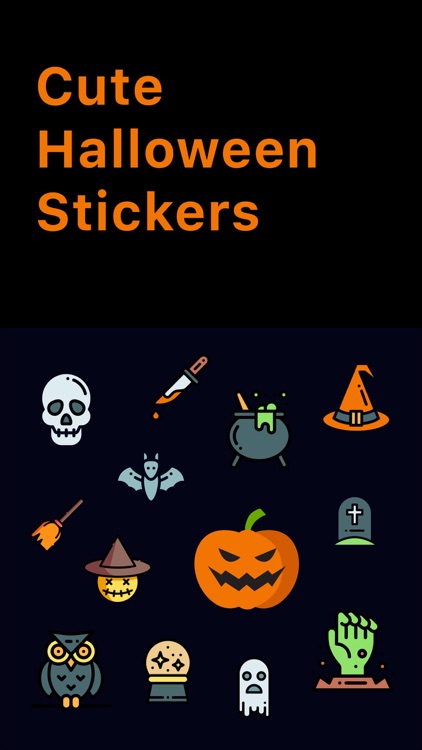 Cute Halloween Stickers Pro