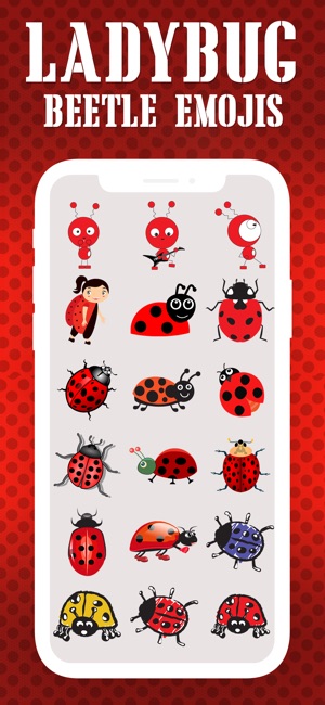 Ladybug Beetle Emojis(圖2)-速報App