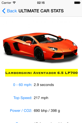 Ultimate Car Stats screenshot 3
