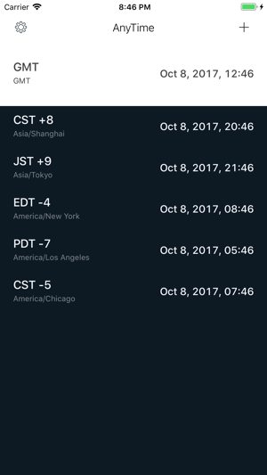 AnyTime - Timezone Calculator