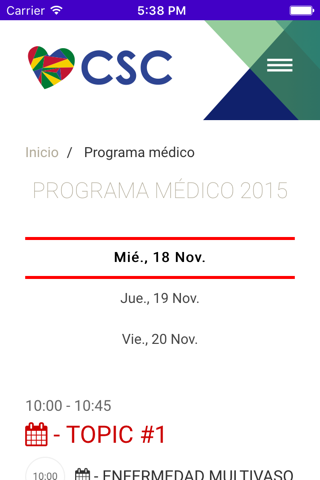 CSC - Curso Coronario y Estruc screenshot 2