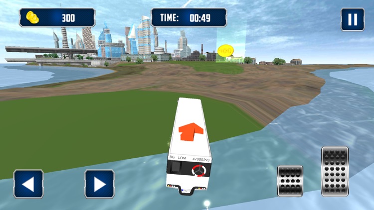 Water surfing bus simulator