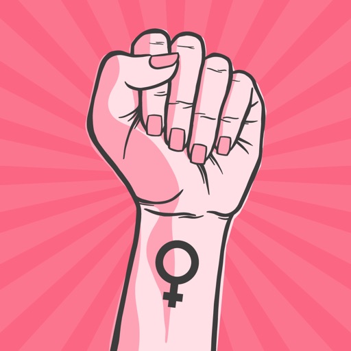 50+ Girl Power Sticker App icon