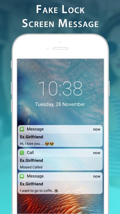 Fake Messages for Lock Screen