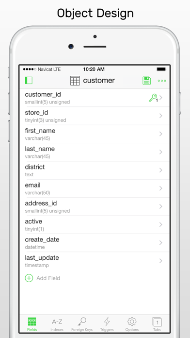 Navicat for MySQL - your mobile database management GUI client Screenshot 1