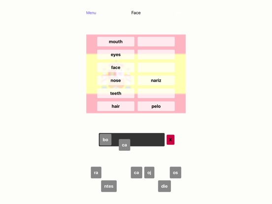 iPad Image of Vocabulario
