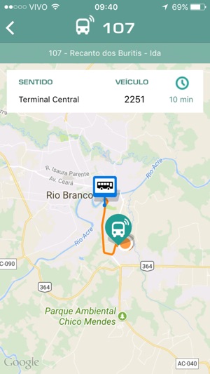 Meu Ônibus Rio Branco(圖4)-速報App