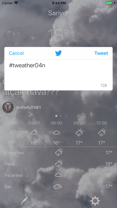 tweather screenshot 2