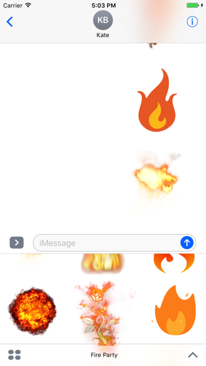 Fire Party Stickers(圖5)-速報App