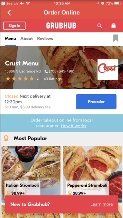 Crust Restaurant screenshot 3