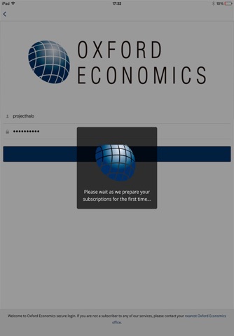 Oxford Economics App screenshot 2