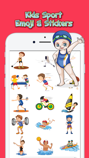 Kids Sport Emoji & Stickers(圖3)-速報App