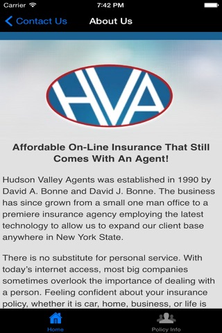 Hudson Valley Agents Insurance screenshot 4