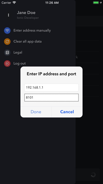 Ionic DevApp screenshot-4