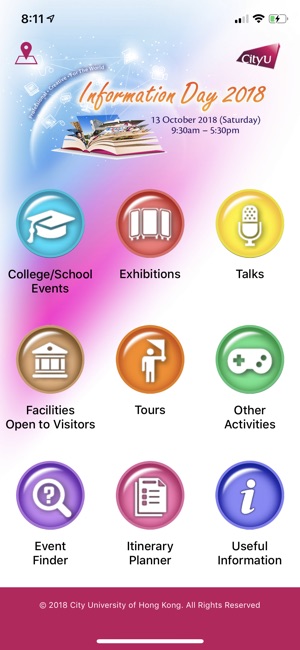 CityU Information Day 2018(圖2)-速報App