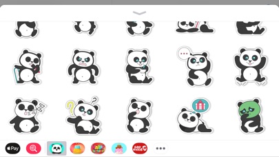 Adorable Panda Emojis Stickers screenshot 3