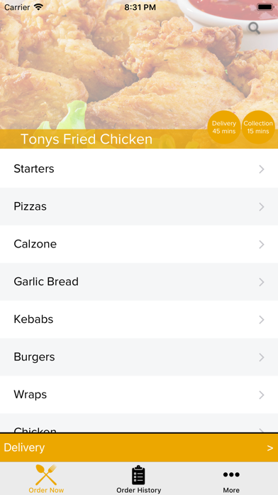 Tonys Fried Chicken screenshot 2
